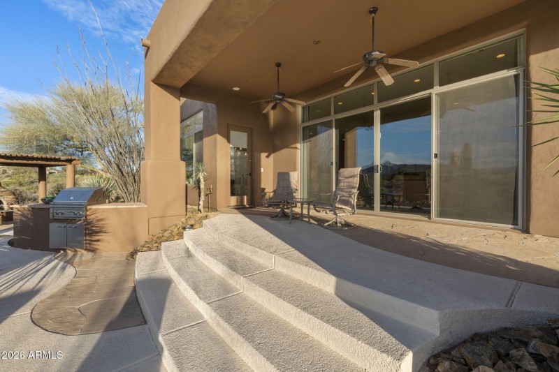 Glass Sliding Doors to Patio