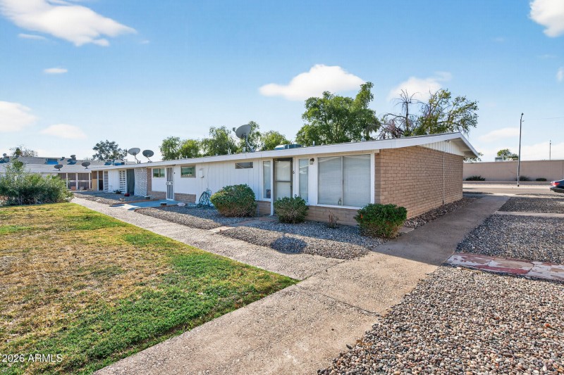 backside of property