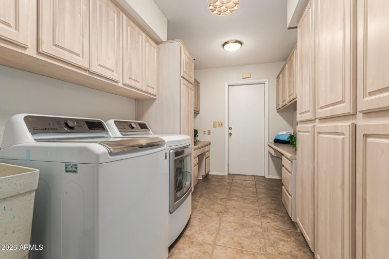 massive laundry area