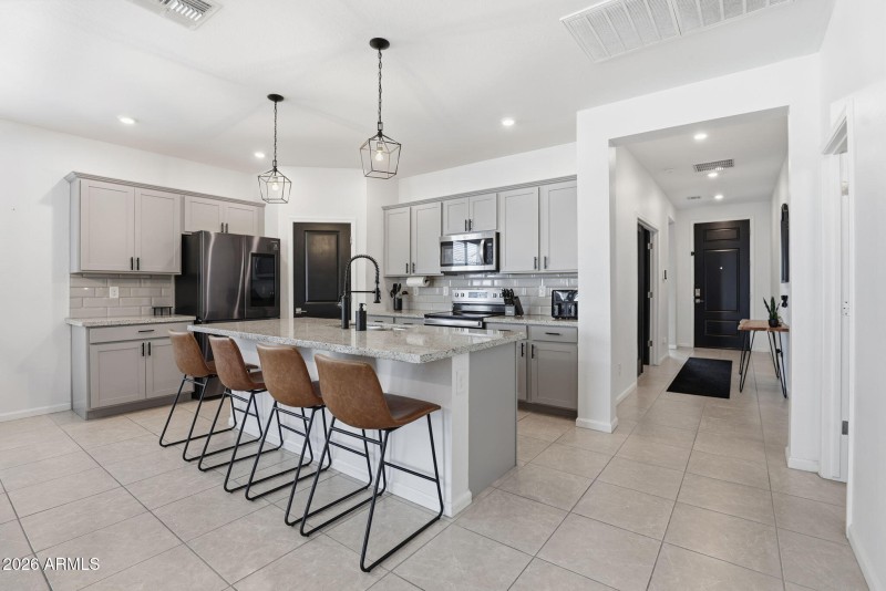 Open Kitchen With Large Island