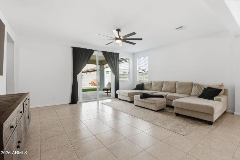 Spacious Great Room With Patio Access