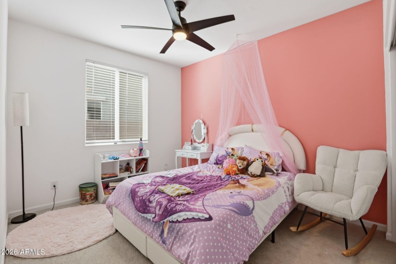 Spacious Bedroom With Accent Wall