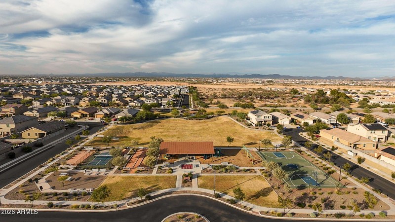 Park, Courts & Neighborhood View