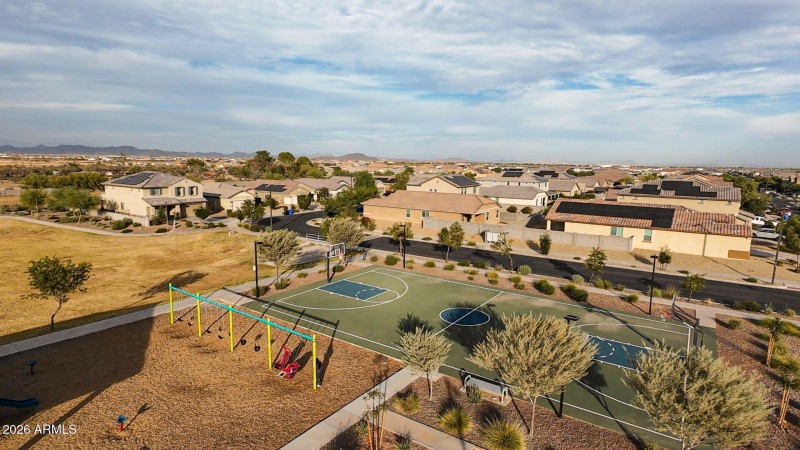 Community Park & Courts Aerial