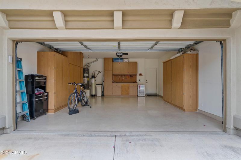 Pristine Garage with Storage