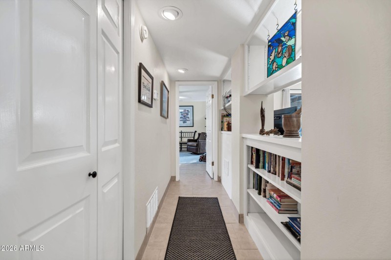 Hallway to Primary suite