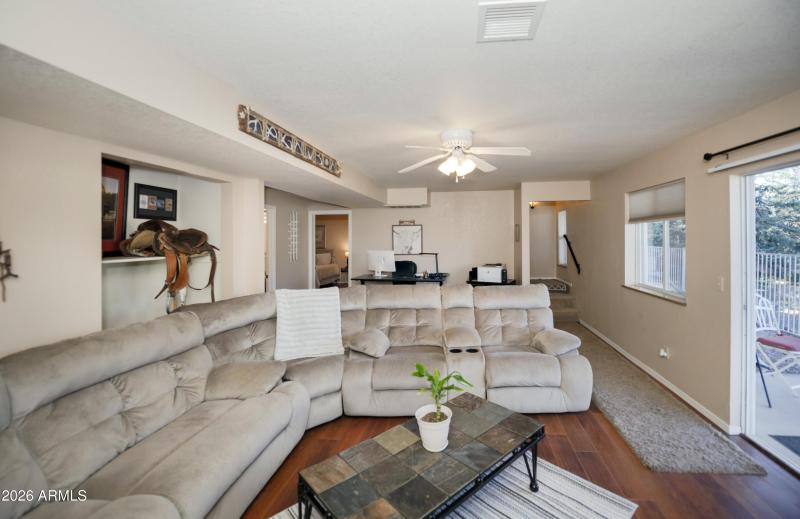 Downstairs family room