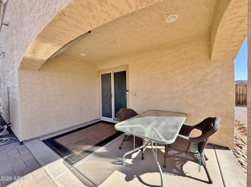 Back patio
