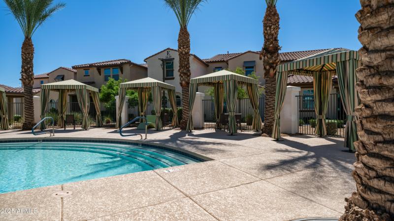 Cabanas in Pool Area