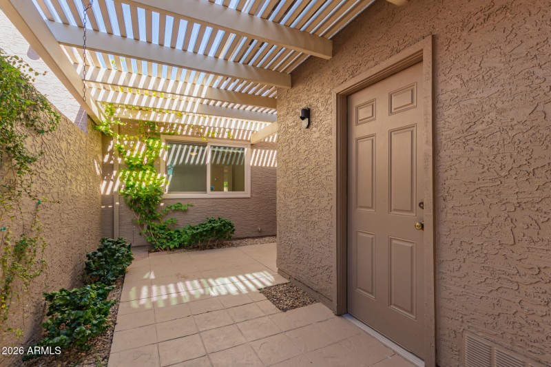 Gated Courtyard Entry