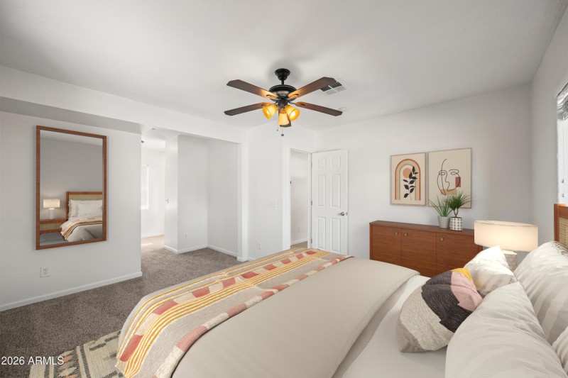 Primary Bedroom - Rendering