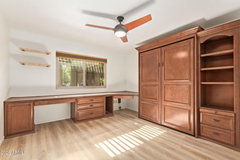 Office/Bedroom with Murphy Bed View 1