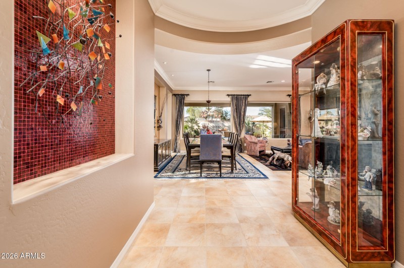 Foyer with View of Resort Rear Yard