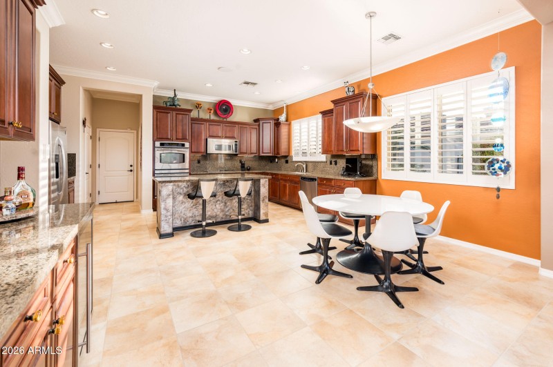 Nook space Open to Kitchen