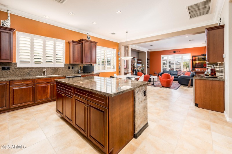 Expansive Kitchen Area