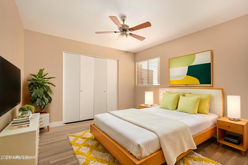 2nd Bedroom - Virtual Staged