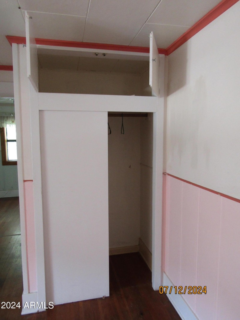 closet upstairs
