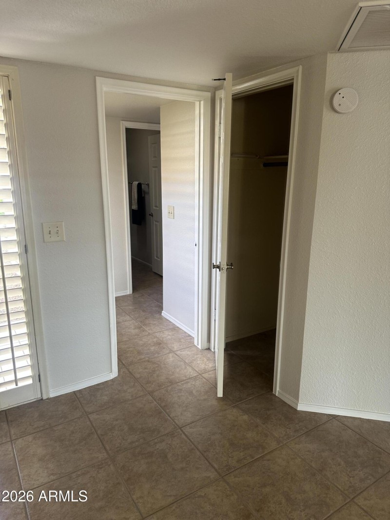 Coat closet in front