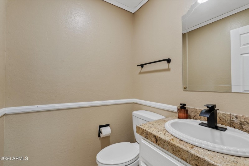 Downstairs half bath