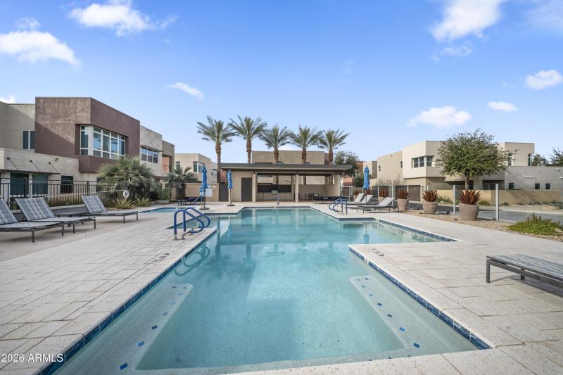 Heated community pool