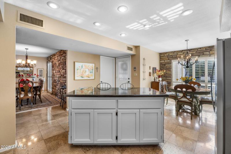 Flows into great Room