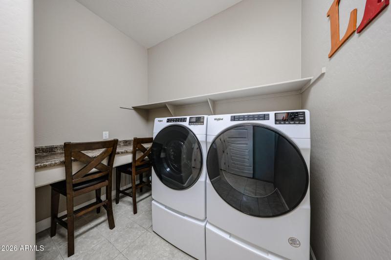 Laundry with Desk