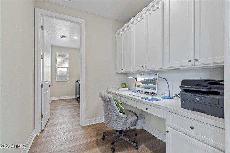 Built in work station