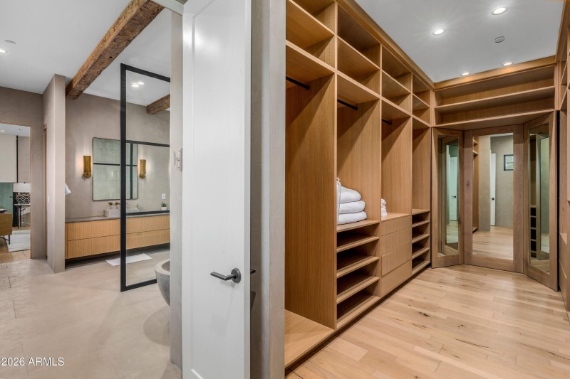 Primary closet