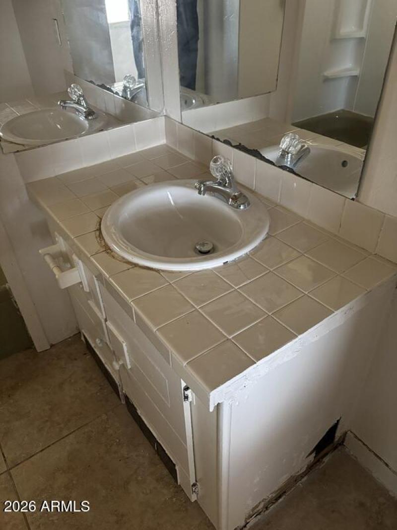 replaced sink