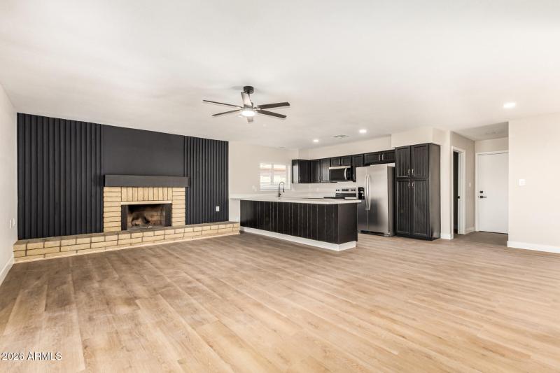 Living room 2 looking to kitchen