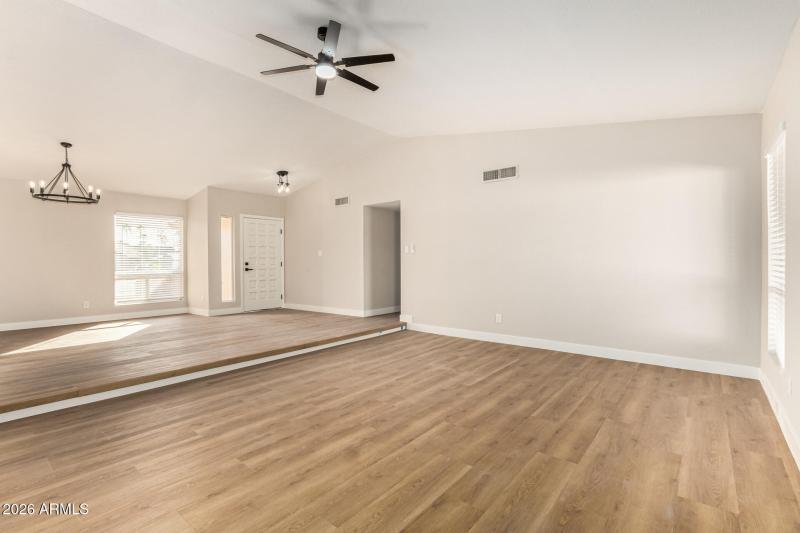 Living room to entry