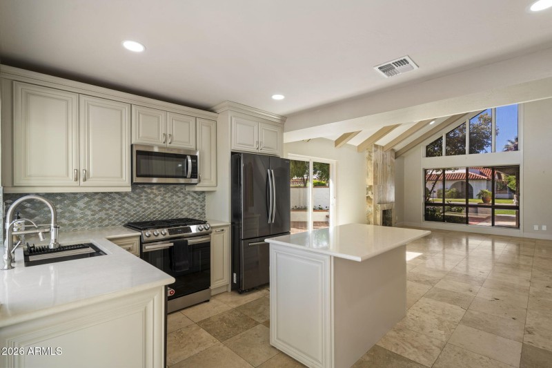 Gas Stove and Island