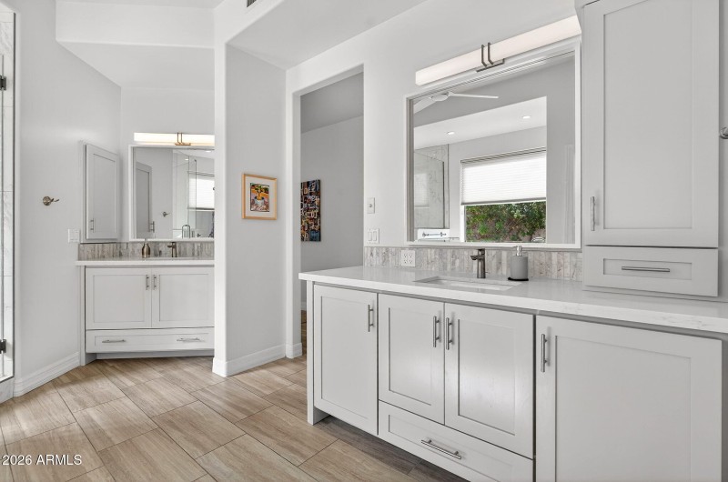 Primary Bathroom – Double Vanity