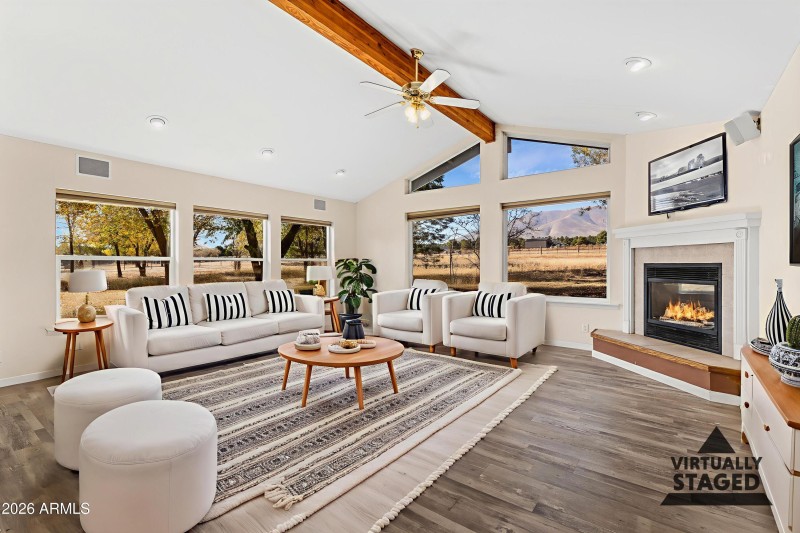 Family Room - Virtually Staged