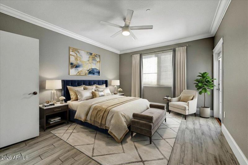 Primary Suite Two Staged