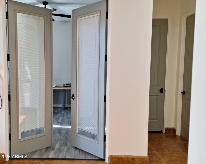 Front bdrm w/double doors