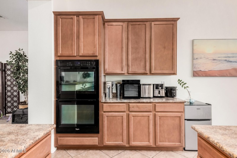 Spacious Cabinet space