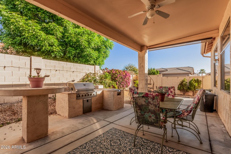 Built-in Backyard BBQ