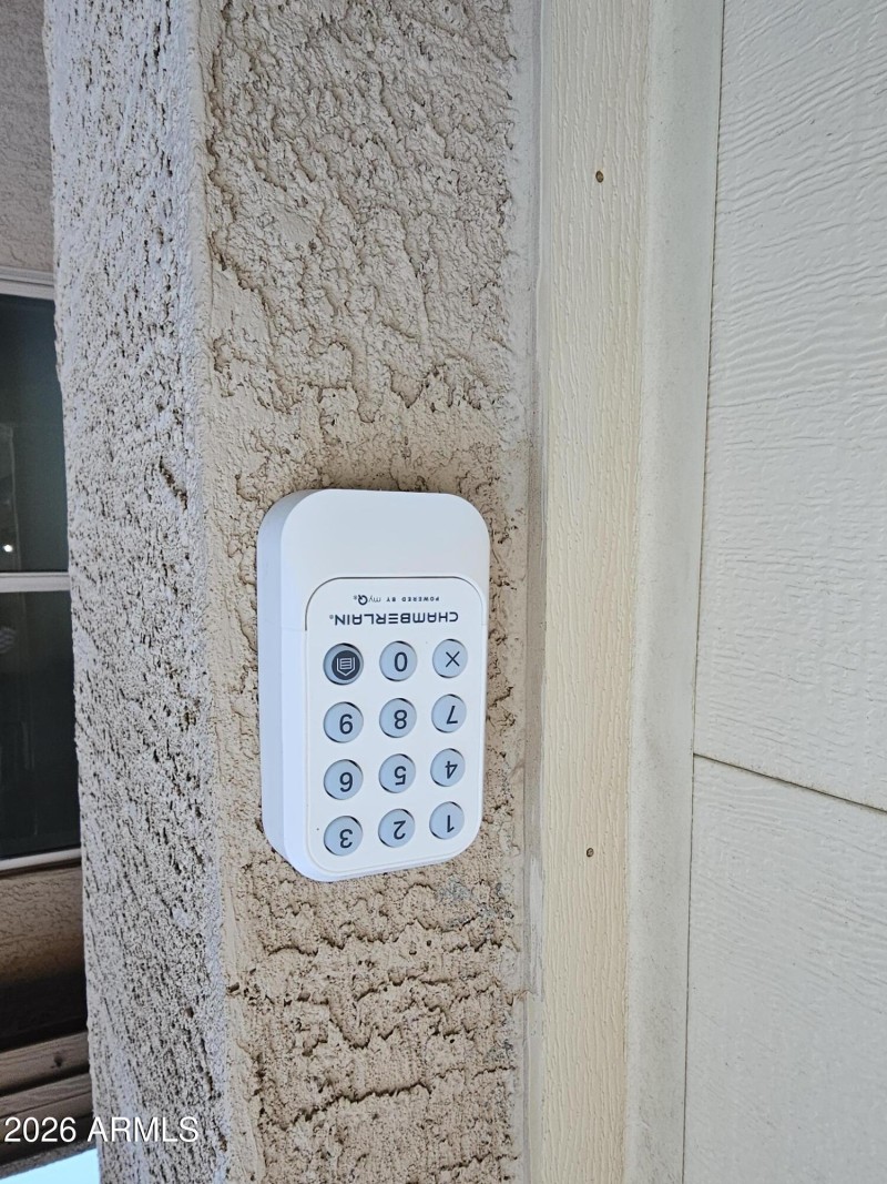 NEW KEY PAD FOR GARAGE ACCESS