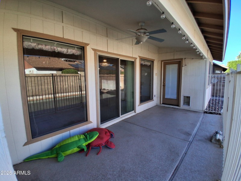 Patio toward Living Room Slider