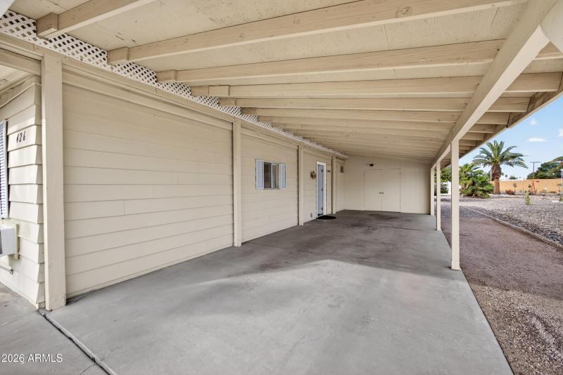 Covered parking