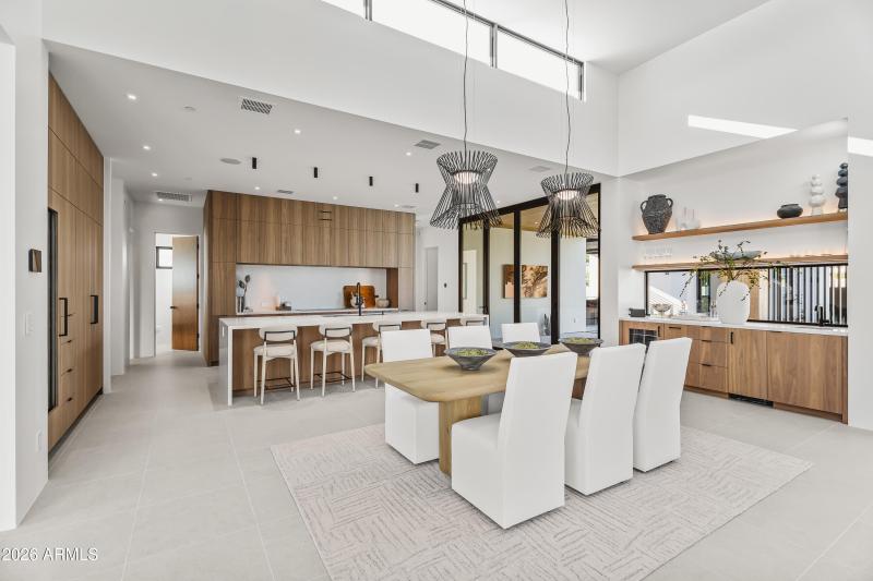 KITCHEN, DINING, & WINE BAR VIEW