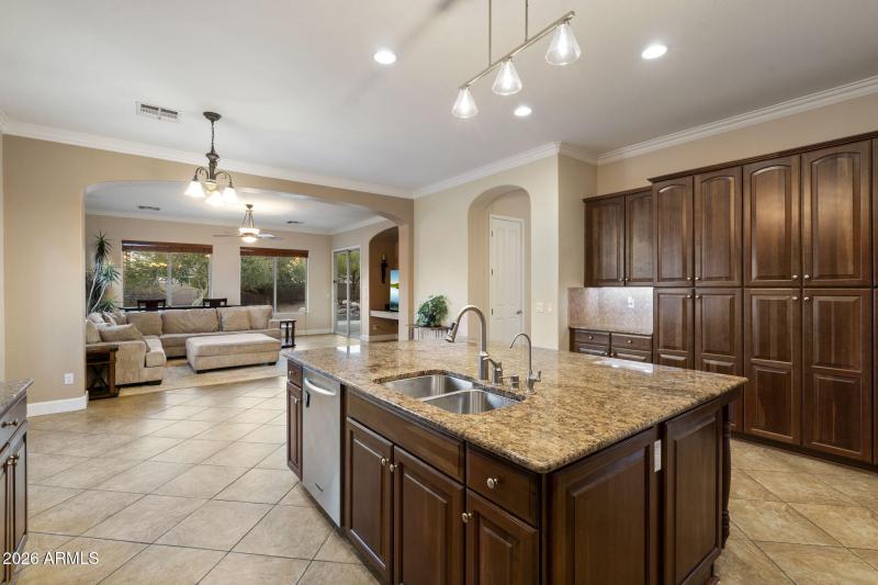 Storage Beneath Kitchen Island