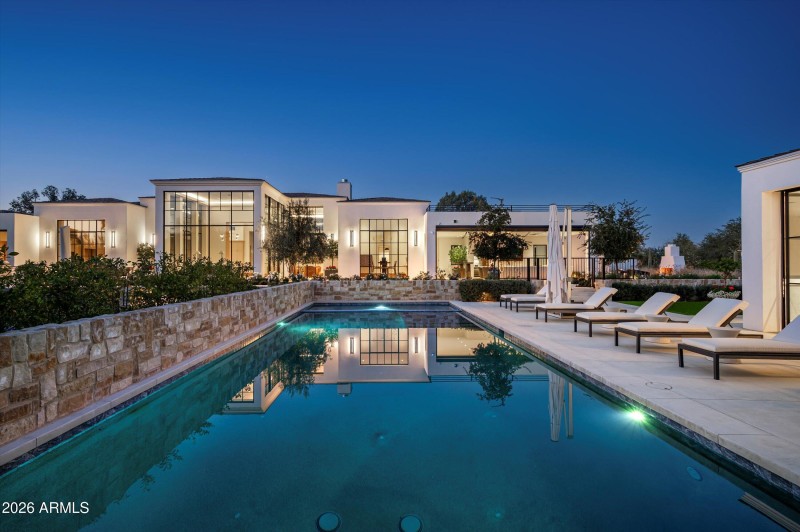 Pool Night-time View