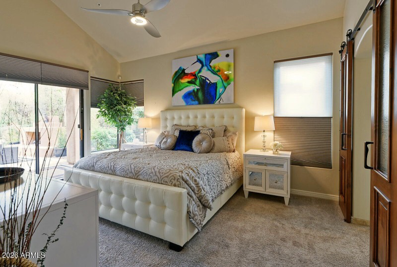 MASTER BEDRM TO OUTDOORS