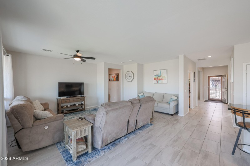 Great Room View to Front Door