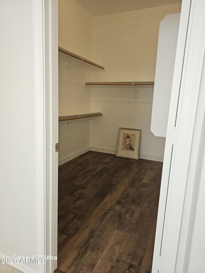 huge walk in closet