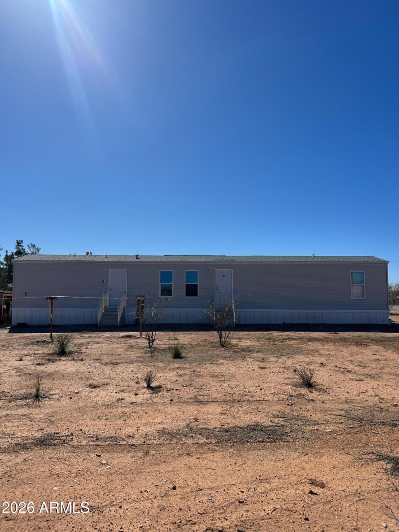 Front of house facing south