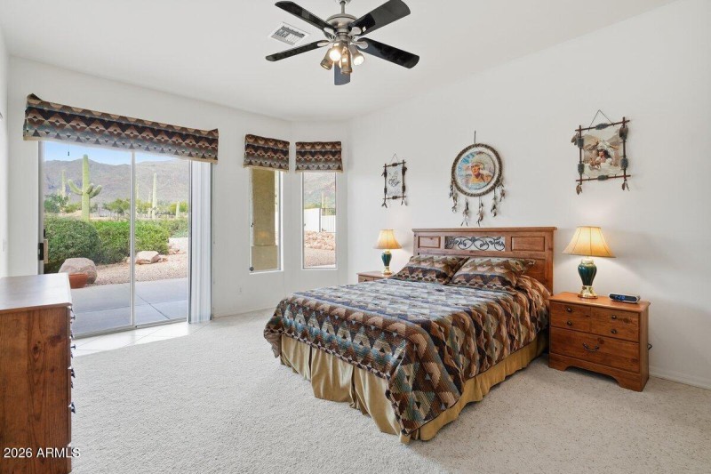 Bedroom 2 w/ Separate Exit to Patio