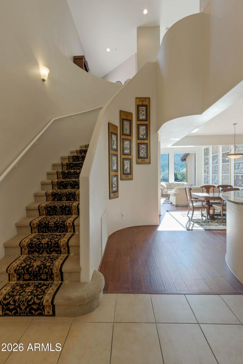 Interior Entrance to Upper level